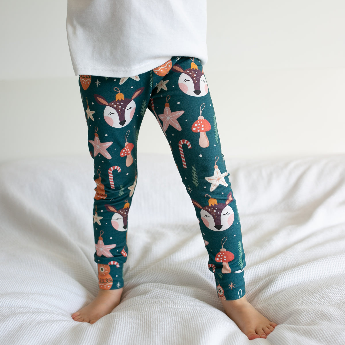 Girls cheap reindeer leggings