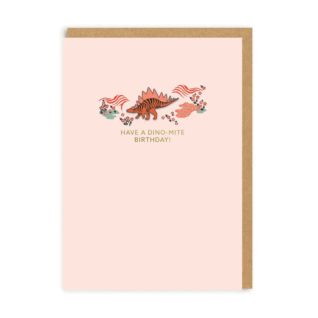 Have A Dino-Mite Birthday - Dino Pin Card - Tutti Frutti Clothing