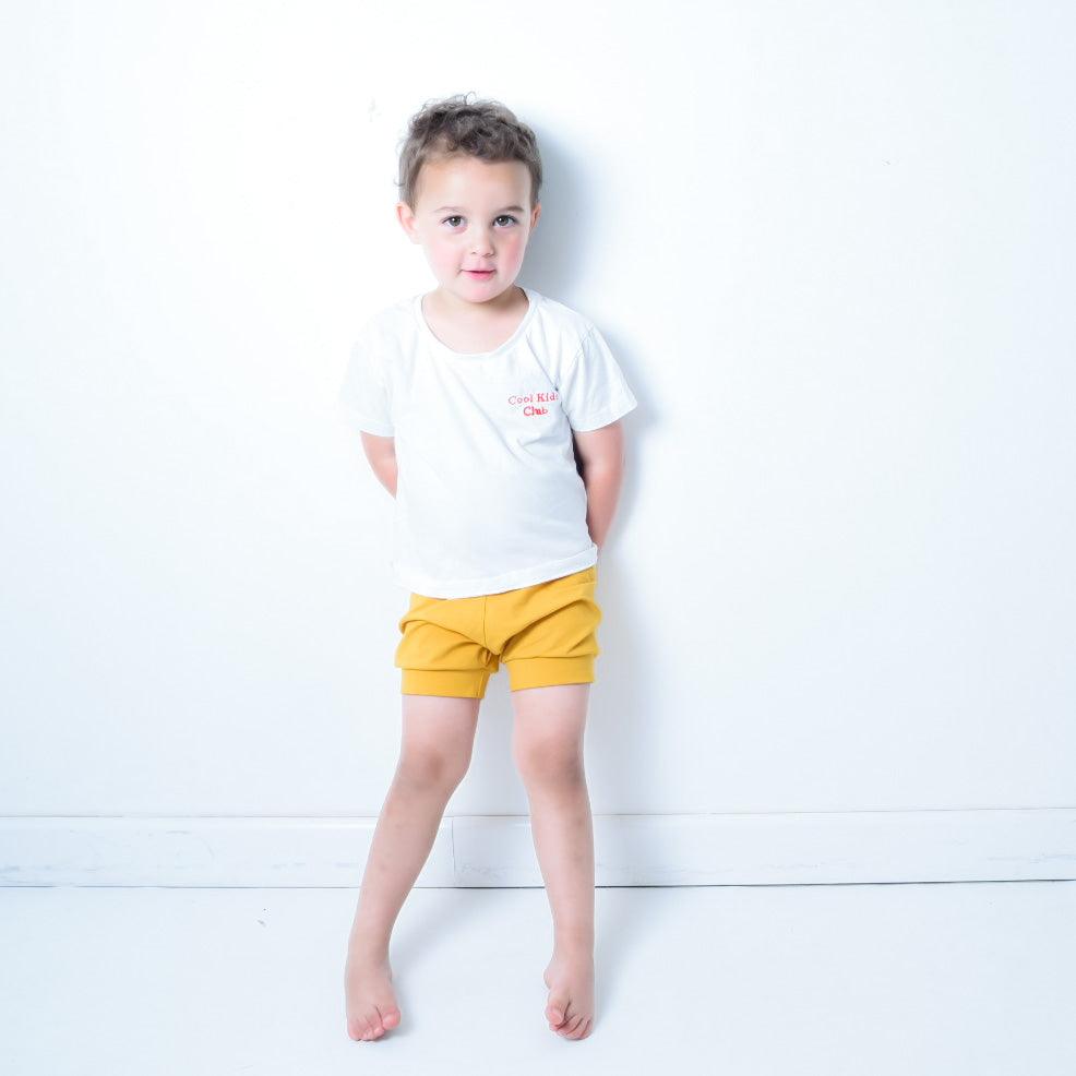 Mustard Yellow Unisex Shorts - Tutti Frutti Clothing