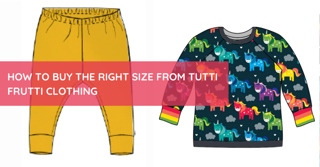 How to Buy the Right Size from Tutti Frutti Clothing - Tutti Frutti Clothing