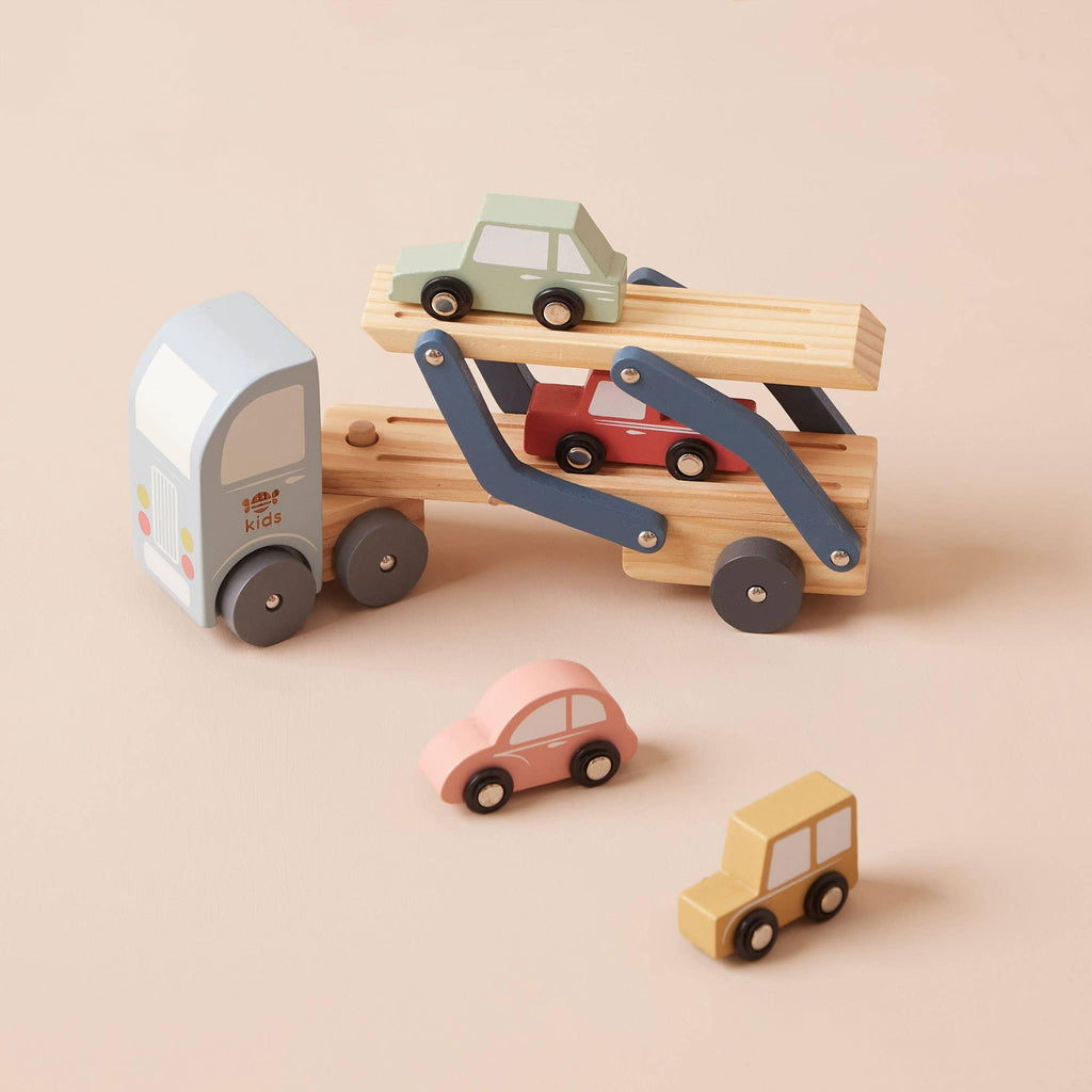 Wooden Transporter Lorry - Tutti Frutti Clothing