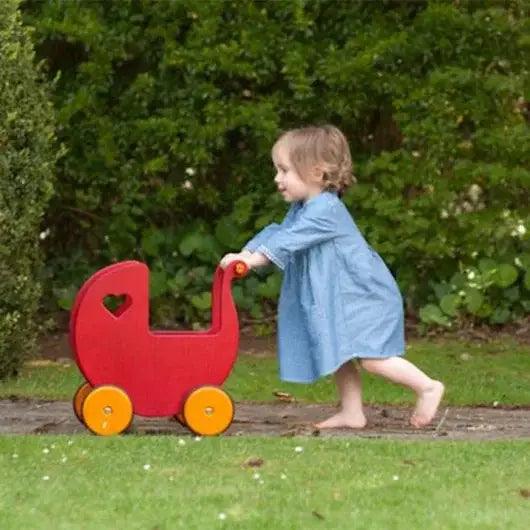 Moover Dolls Pram - Red - Tutti Frutti Clothing