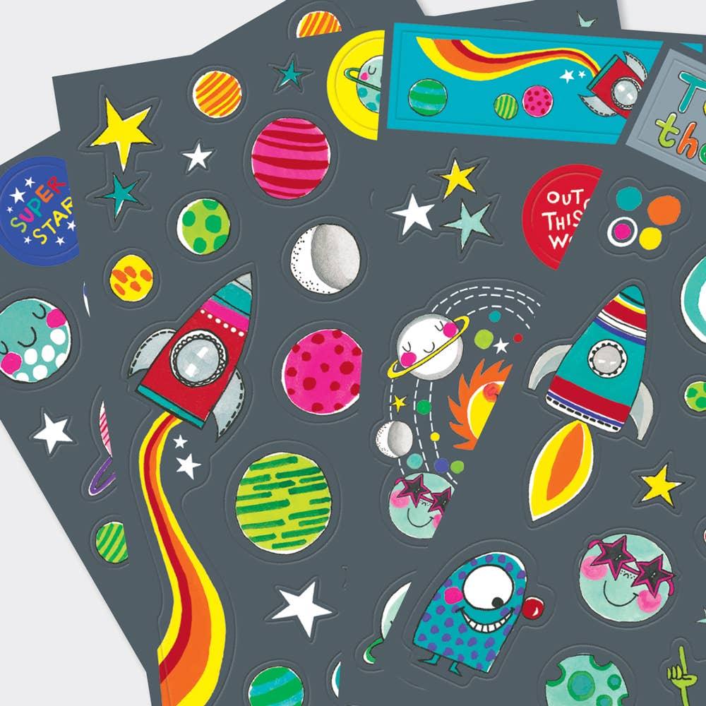 Sticker Books - To the Moon - Tutti Frutti Clothing