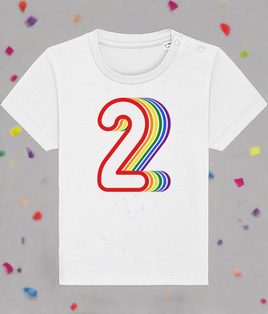 2nd Birthday T-Shirt - Tutti Frutti Clothing