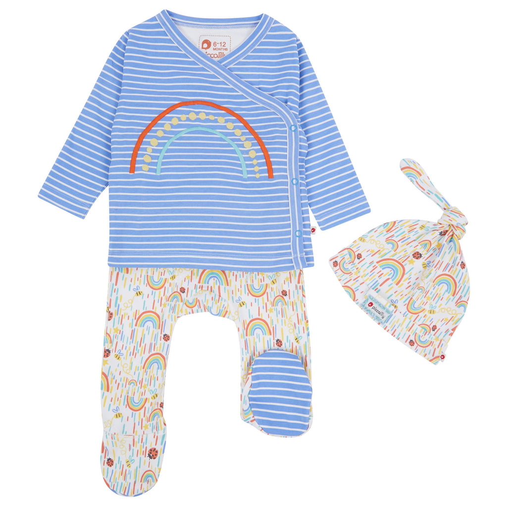3 Piece Baby Set - Sun Shower - Tutti Frutti Clothing