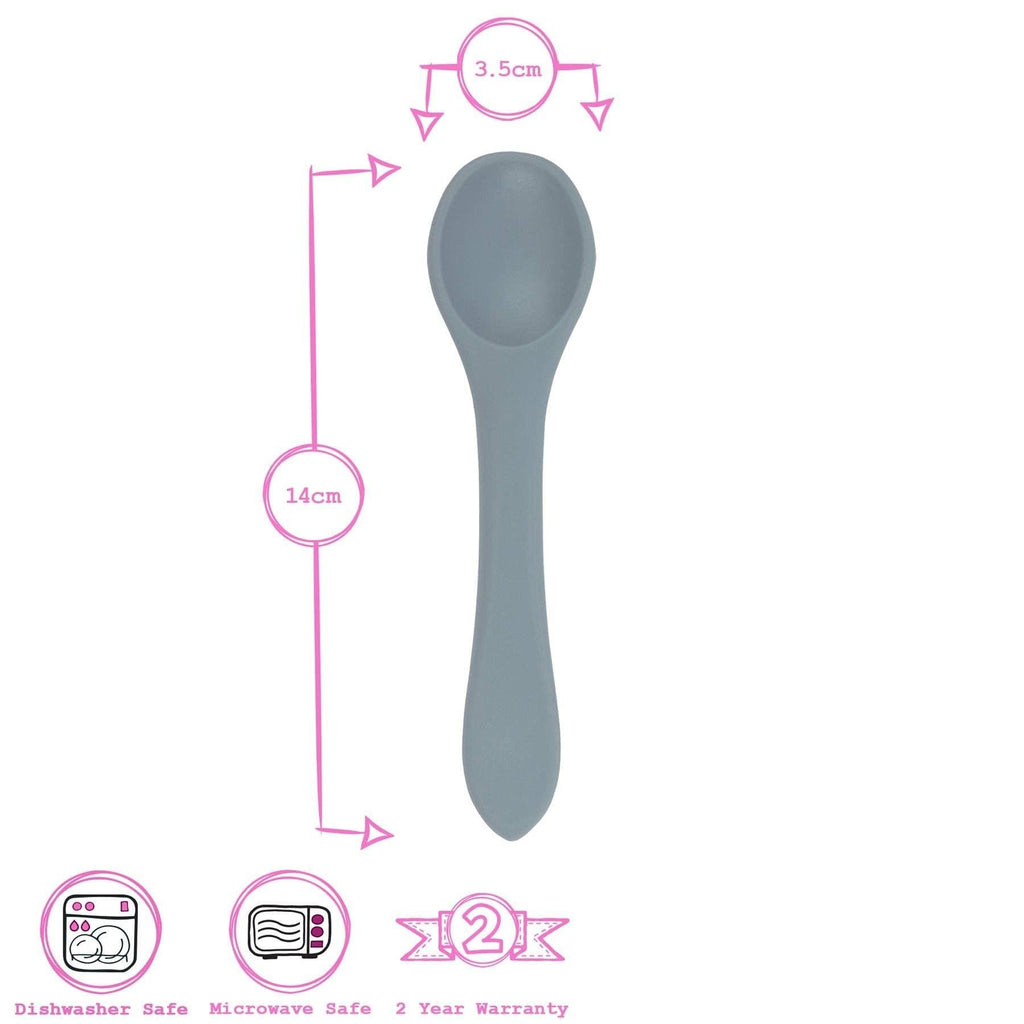 Silicone Weaning Spoon - Tutti Frutti Clothing