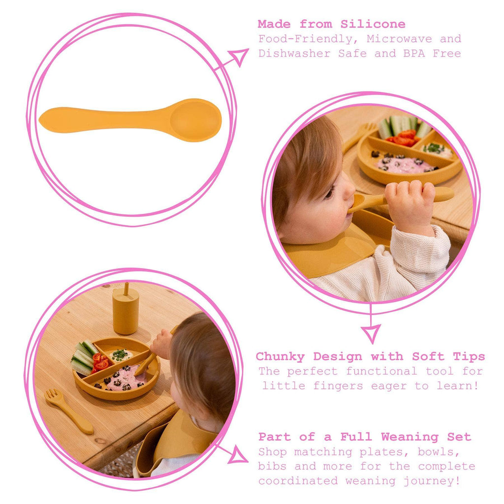 Silicone Weaning Spoon - Tutti Frutti Clothing