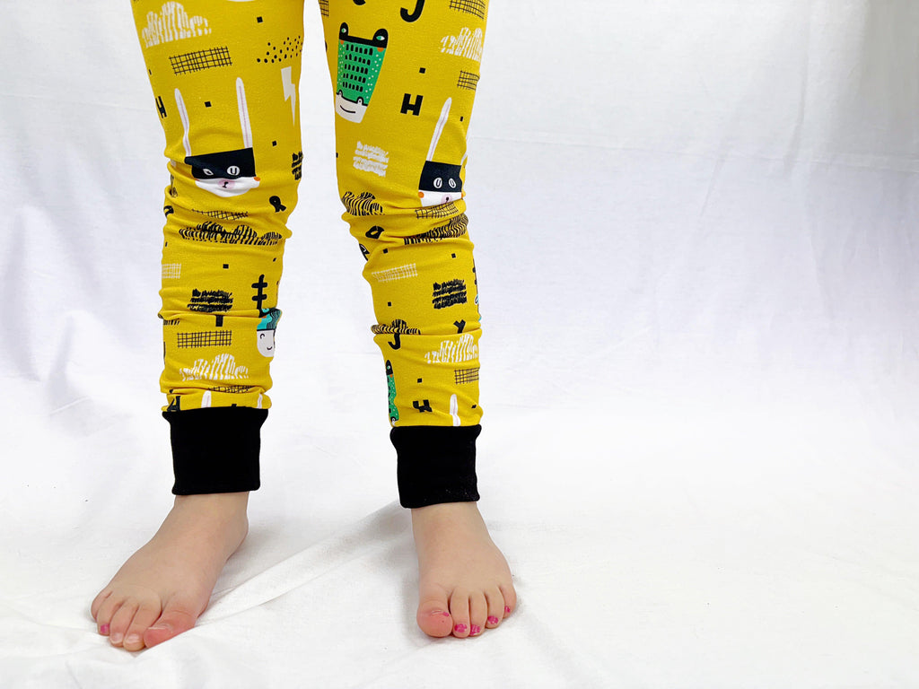 Superhero Animal Leggings - Tutti Frutti Clothing