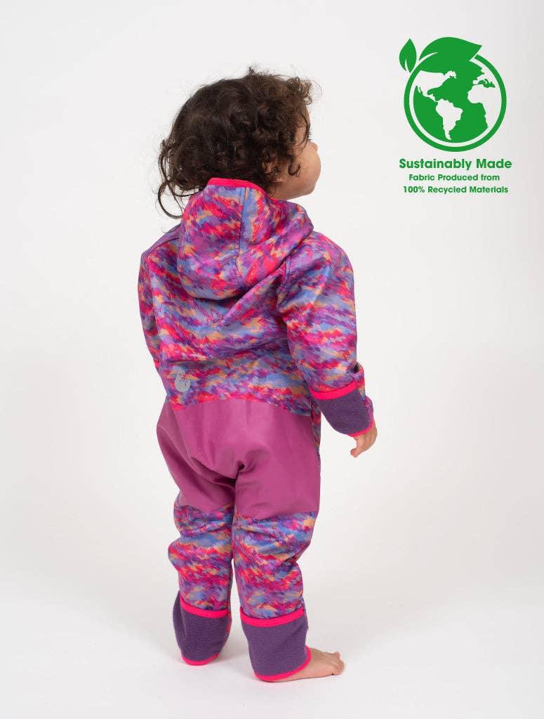 All - Weather Fleece Onesie - Paint Party - Tutti Frutti Clothing