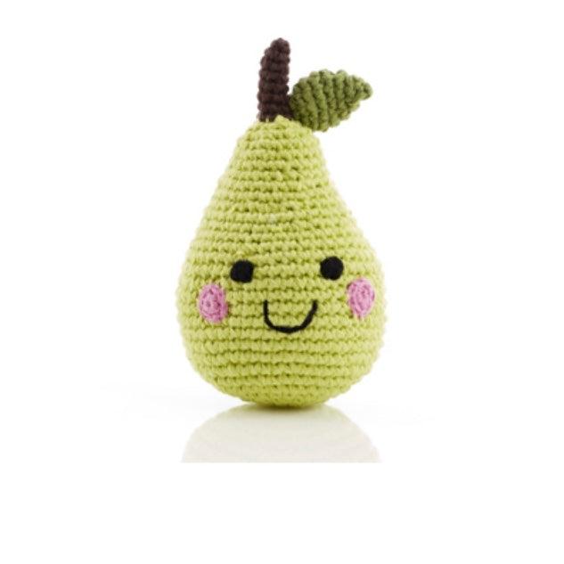 Friendly Pear Rattle - Tutti Frutti Clothing