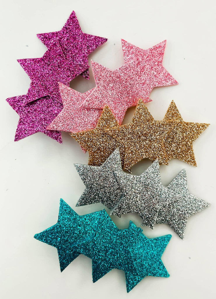 Glitter Star Hairclip - Tutti Frutti Clothing