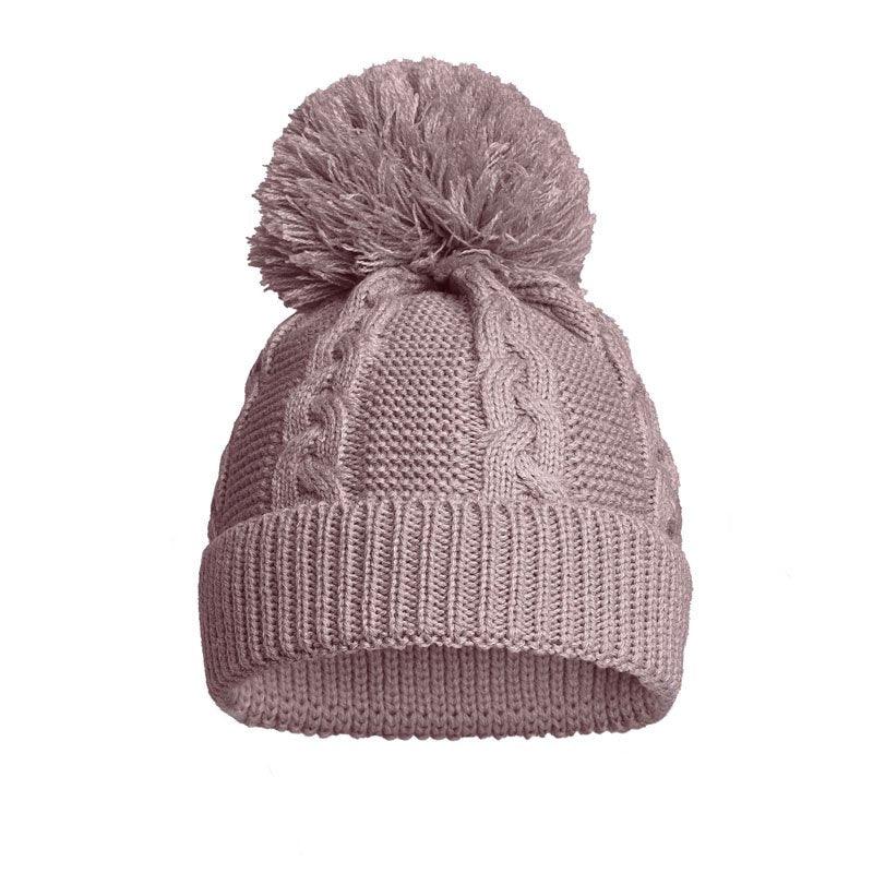 Knitted Pom Pom Hat - Tutti Frutti Clothing