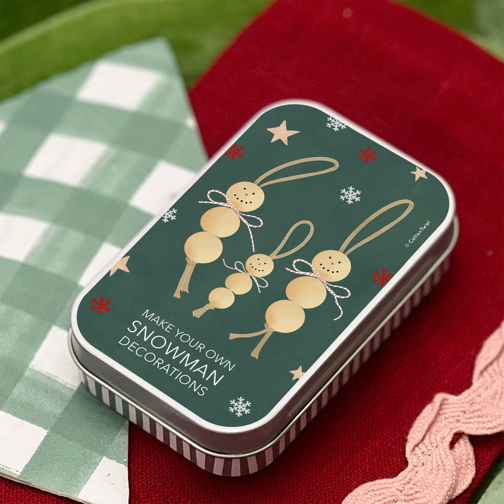 Make Your Own Snowman Decorations - Tutti Frutti Clothing