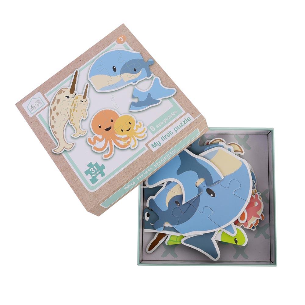 My First Puzzles: Sea Life - Tutti Frutti Clothing