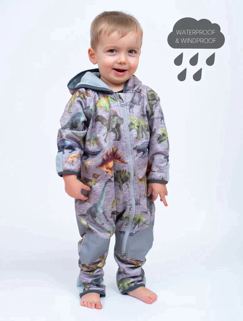 Puddlejumper All Weather All in One - Dinosaur Print - Tutti Frutti Clothing