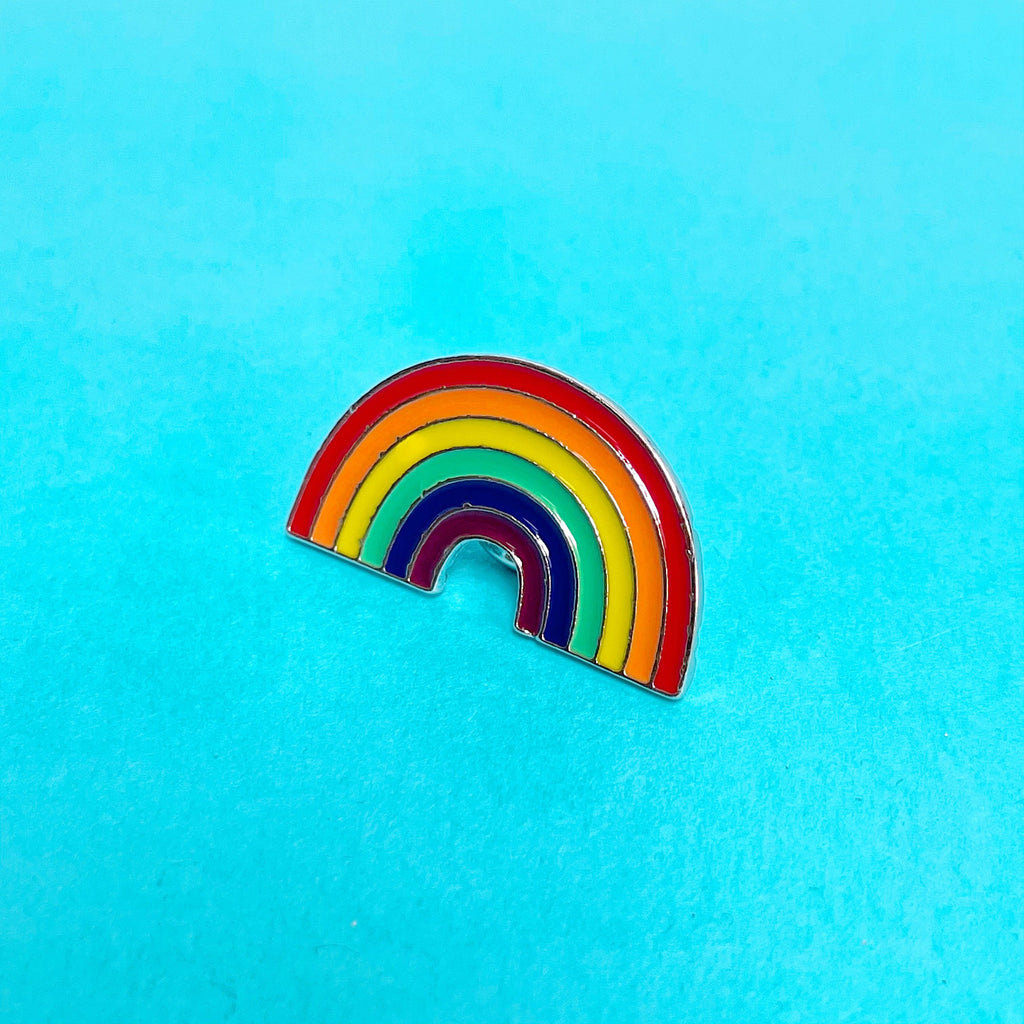 Rainbow Pin Badge - Tutti Frutti Clothing