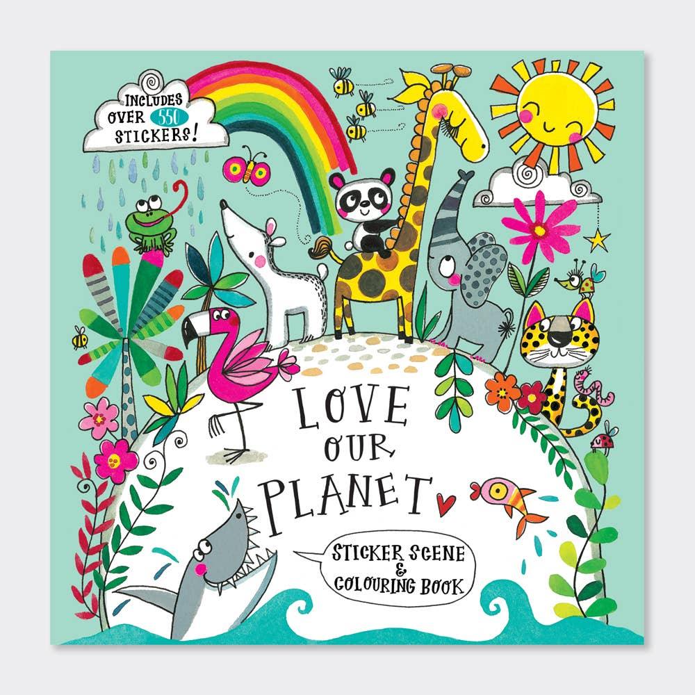 Sticker Scene Books - Love Our Planet - Tutti Frutti Clothing