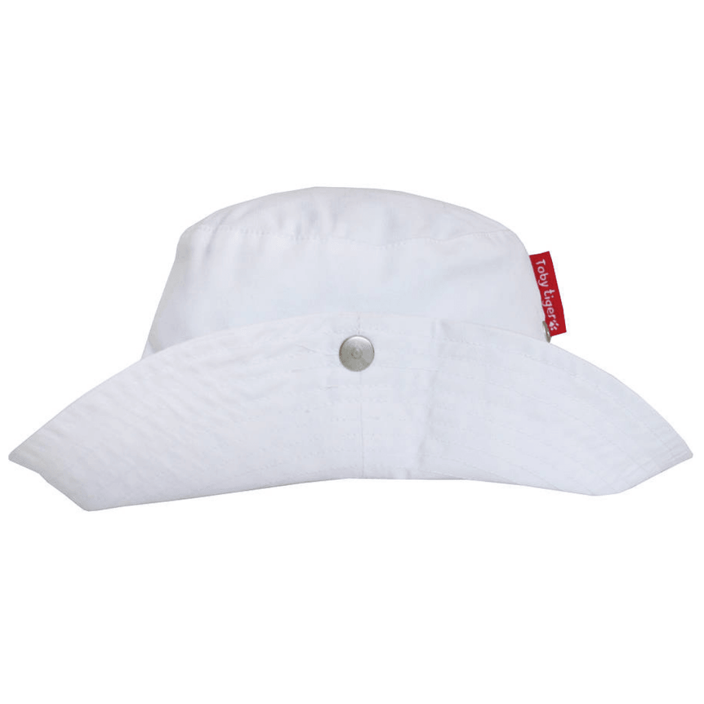 White Cowboy Style Sun Hat - Tutti Frutti Clothing