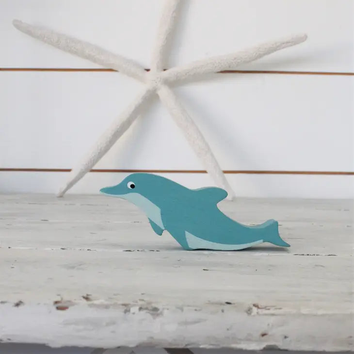 Wooden Coastal Animal - Dolphin - Tutti Frutti Clothing